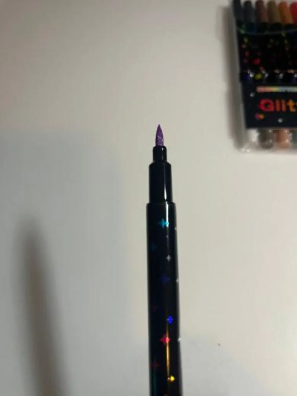 COLOR-5 12 Pack Double Ended Glitter Markers